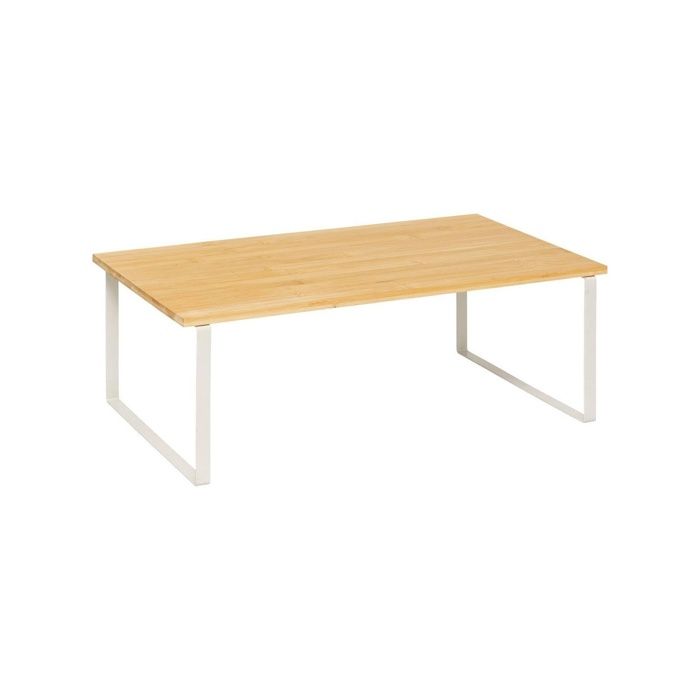 5 - Étagère de Rangement dera L 50 x P 30 cm Bambou et Métal - Meuble à Poser pour Cuisine Bureau Plan de Tr DESSERTE DE CUISINE