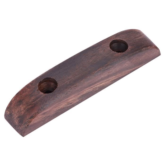 Akozon Pièces de basse Reposepouce en palissandre avec vis de montage pour accessoire de