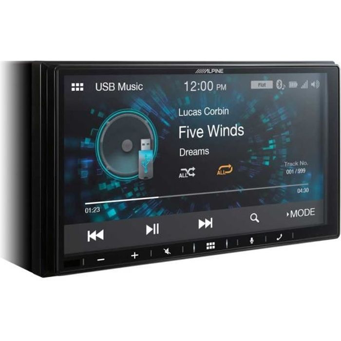 Alpine iLX-W650BT - Système multimédia Apple CarPlay, Android Auto avec écran tactile 7 pouces, port USB ( Catégorie : Autoradio )