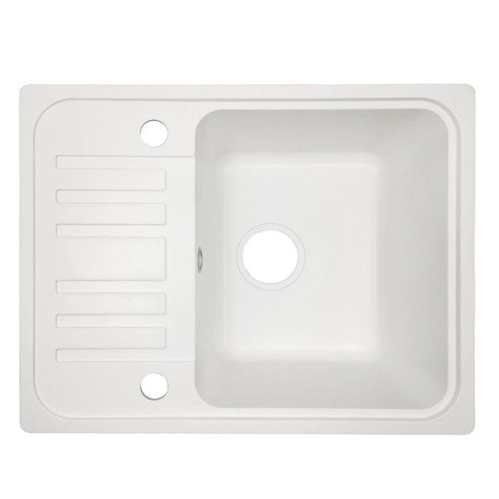 aquamarin evier en granit avec bac et egouttoir 56 9x44 9cm a encastrer ou sous plan evier de cuisine equipement de cuisine cdiscount bricolage