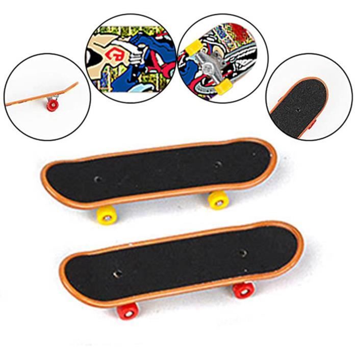 Finger Skateboard Set – Rampe Et Planche Antidérapante – Entraînement à La Coordination Des Doigts – Cadeau Enfant