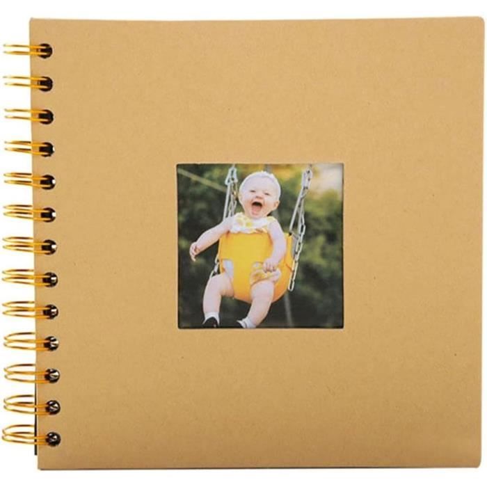 Album Photo Bébé En Tissu Doux Avec Miroir De Sécurité - 18x14 Cm Pour Souvenirs De Famille