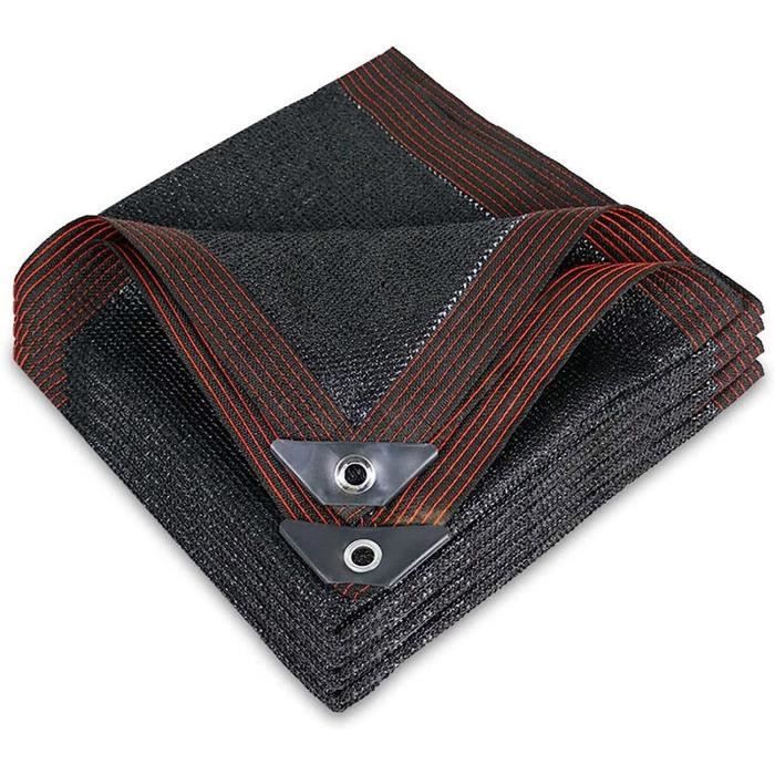Filet D'ombrage Jardin 85% UV - Tissu Marron 4x7 M - Pour Pergola, Terrasse, Serre, Poulailler - Protection Solaire Et Intimité - 12