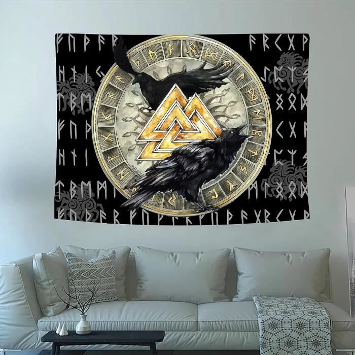 Art unique rune serpent nordique aigle païen travail