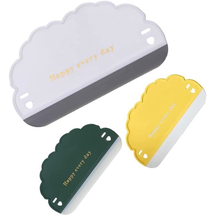 Raclette De Douche Silicone 22,9 Cm – Pour Vitres, Carrelage Et Miroirs, Avec Crochet De Rangement, Rose