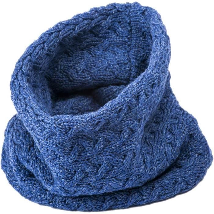 Echarpe Irlandaise Pour Femme En Laine Merinos Super Douce Fabriquee En Irlande Taille Unique Bleu Taille Unique J13319 Cdiscount Pret a Porter