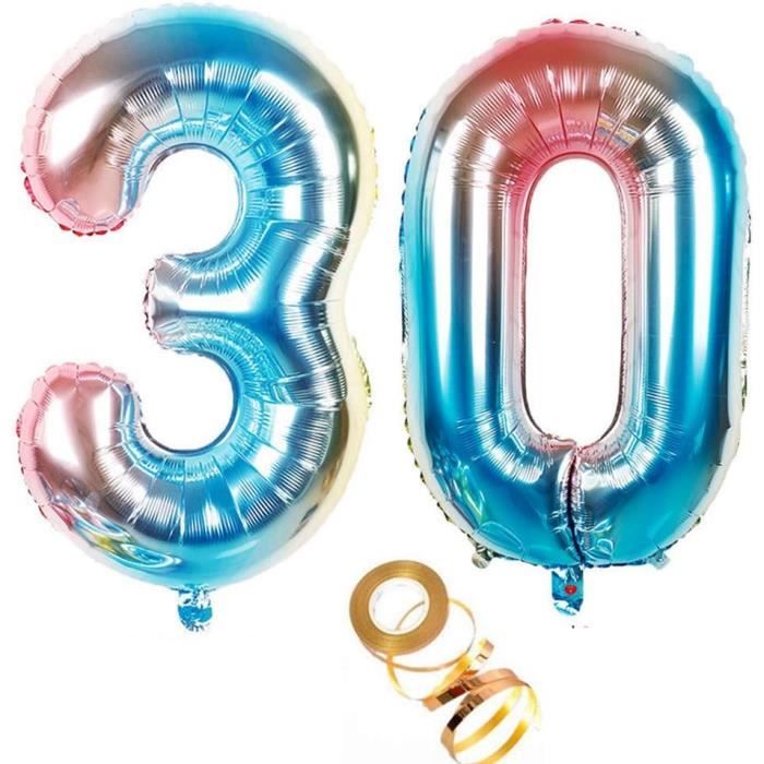 30 års Heliumballong Jumbo 43