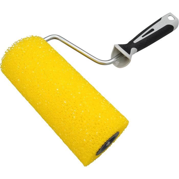 Rouleau À Structure Crépi Gros Grain 25 Cm Rouleau Enduit Rouleau De Structure Rechange Avec Poignée Rouleau D'application Spécial Rouleau Effet Pois Grain