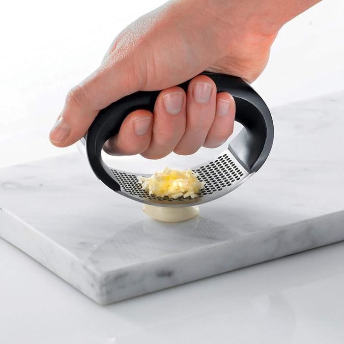 Presses à ail en acier inoxydable Outils à découper manuel Outils de légumes de fruits courbe Accessoires de cuisine Gadgets