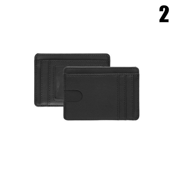 Portefeuille Femme RFID Mini Pliage en Cuir v/éritable Porte-Monnaie Pliant Porte Carte Grande Capacit/é Sac a Main avec Fermeture /à glissi/ère-Bleu