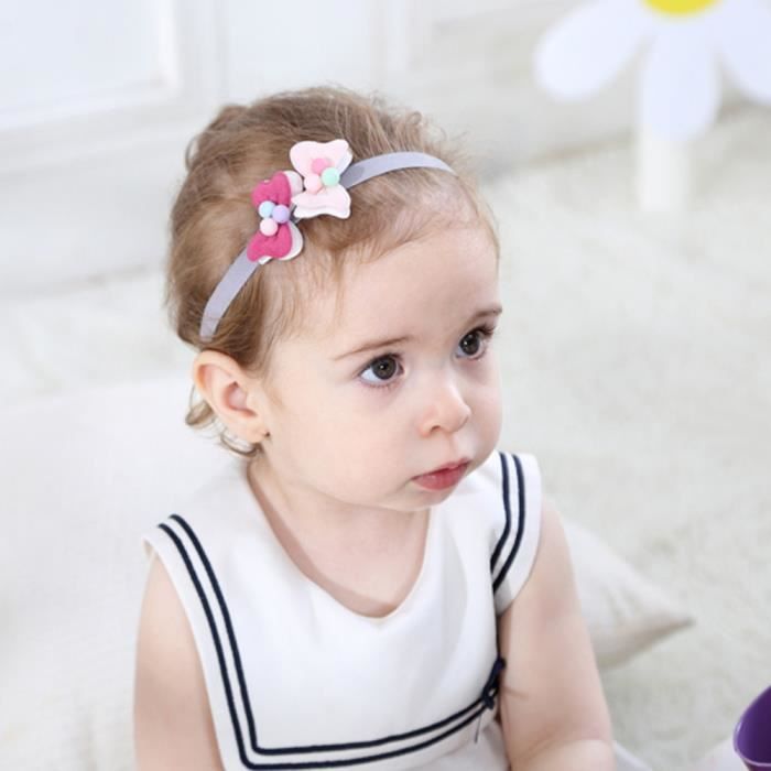 Bebe Cheveux Filles Coiffure Mode Cheveux Bandes Bandeaux Enfants Cheveux Fleur Rose Cdiscount Au Quotidien