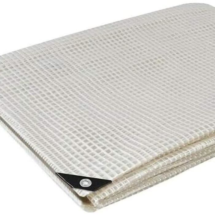 Bâche Armée Transparente 4 Mètres X 5 Mètres - 140 Gr