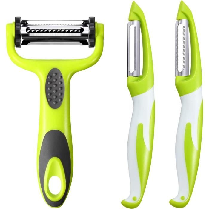 Econome,Ouvre-bouteille Multifonction En Acier Inoxydable,éplucheur Couteau à Légumes Et à