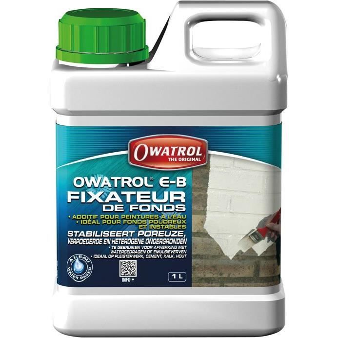 Additif pour peintures OWATROL 1 L Fixateur pour fonds poreux Acrylique Brillant