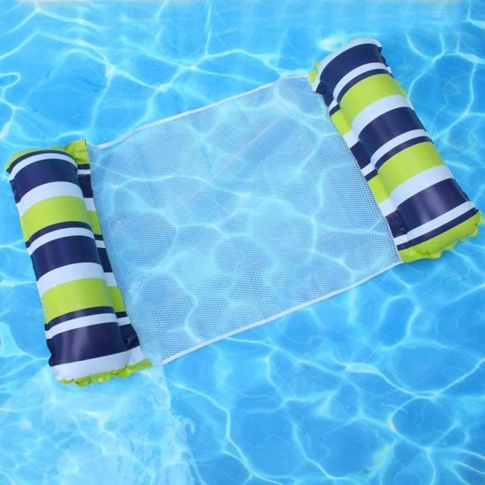 Matelas Gonflable Piscine rose Eau Hamac Plage Tapis Printemps Été