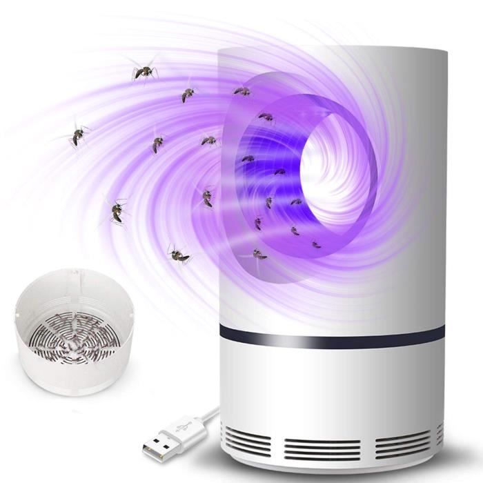 lampe de piege a del alimentee par usb et uv anti moustique silencieux pour la maison interieure cdiscount jardin
