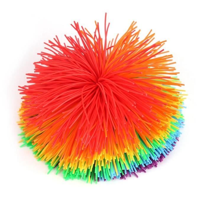 Balle Anti-stress Ravioli – TPR 9 Cm, Panier Vapeur Inclus, Jouet Sensoriel, Cadeau Relaxant