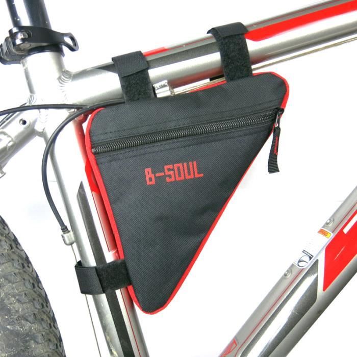 Sac de Cadre Avant Vélo, Sac Étanche Support Téléphone, Pack
