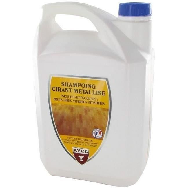 Shampooing cirant métallisé pour carrelages et sols plastiques - 5 L