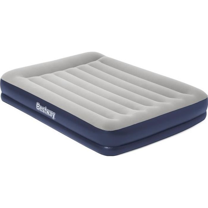 lit gonflable - bestway - matelas 2 places - 203 x 152 x 36 cm - pompe électrique intégrée