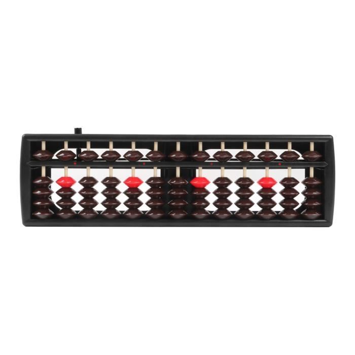 Boulier Japonais Soroban 13 Tiges - Outil Calcul éducatif, 24x6,5 Cm - Pour Enfants, école, Collection