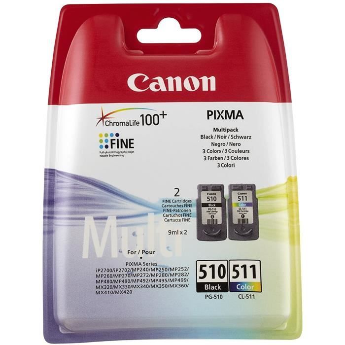 Multipack pour Canon TS 5150 5151 TS5150 TS5151 + un surligneur PLEIN  D'ENCRE