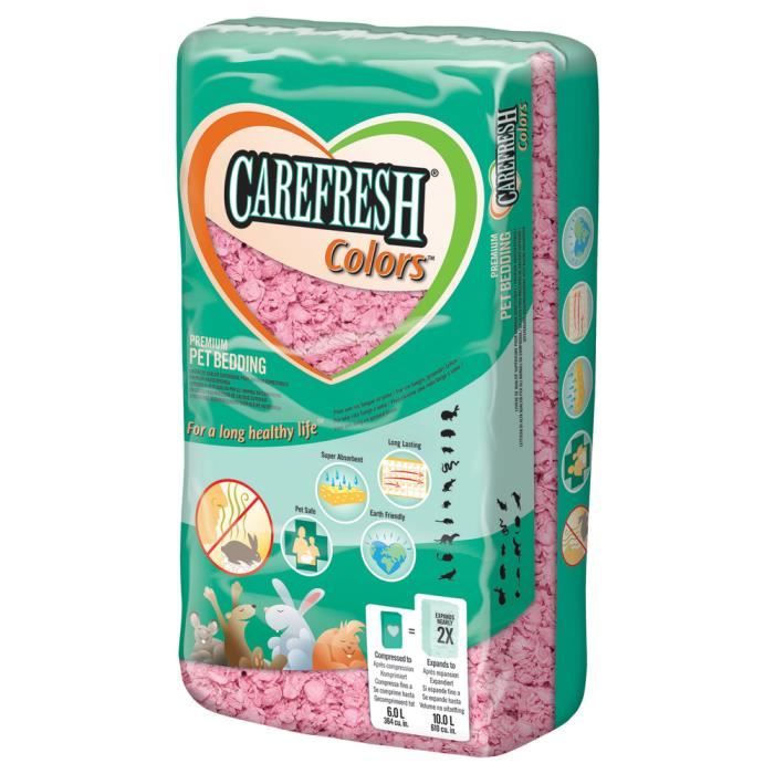 Carefresh Liti re Colors Pink pour Rongeurs 10L Cdiscount