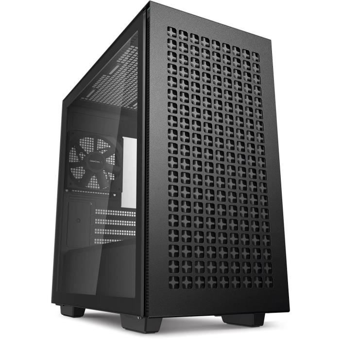 Boitier PC sans alimentation – DEEPCOOL CH370 (Noir) – Mini tour – Format Micro-ATX