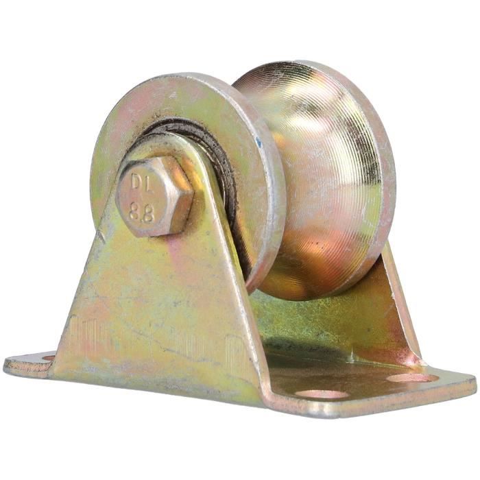 Cokritsm 8Pcs Poulie de levage V 50mm, Roulette à Rainure en V