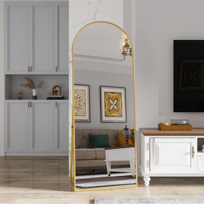 COSTWAY Miroir sur Pied Rotatif à 360° Enfant avec Bac en Tissu Pliable & Étagère de Rangement, 2 Crochets Latéraux & Motif d'étoile, Miroir Pleine Longueur pour Chambre d'Enfant & Salle de