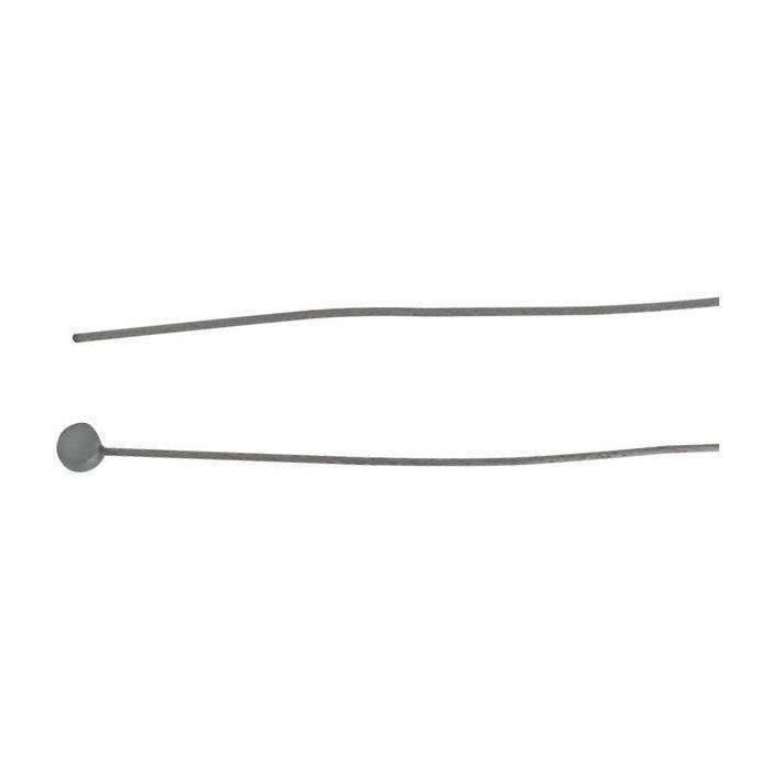 Câble souple à embout tonneau - Longueur totale : 2200mm Ø: ext: 1,2mm