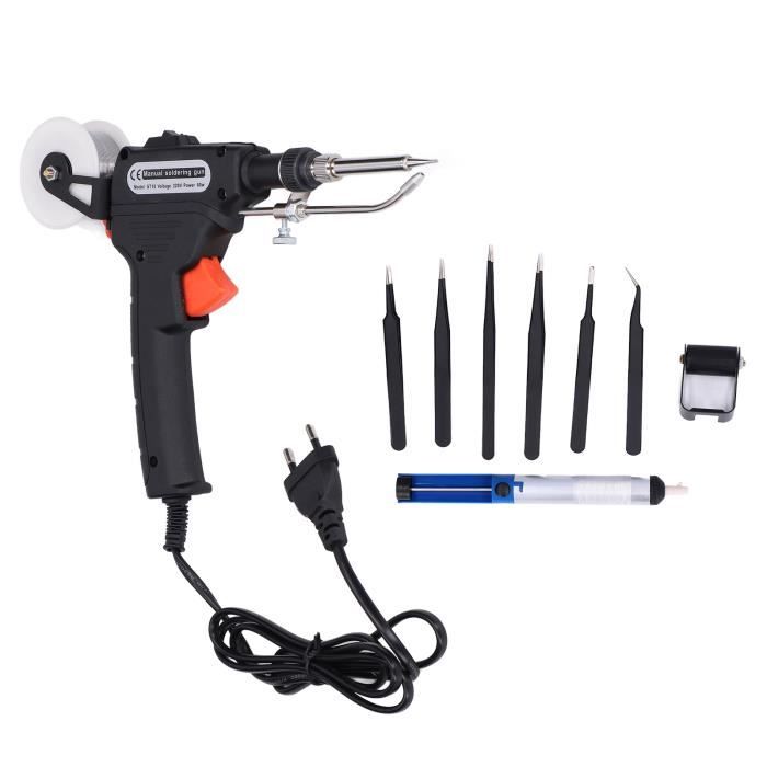 Pistolet à Souder électrique Portable 60W - Kit Soudure électronique 3 En 1 (souder, Couper, Dérouiller) - Fil 0.6-1.2mm