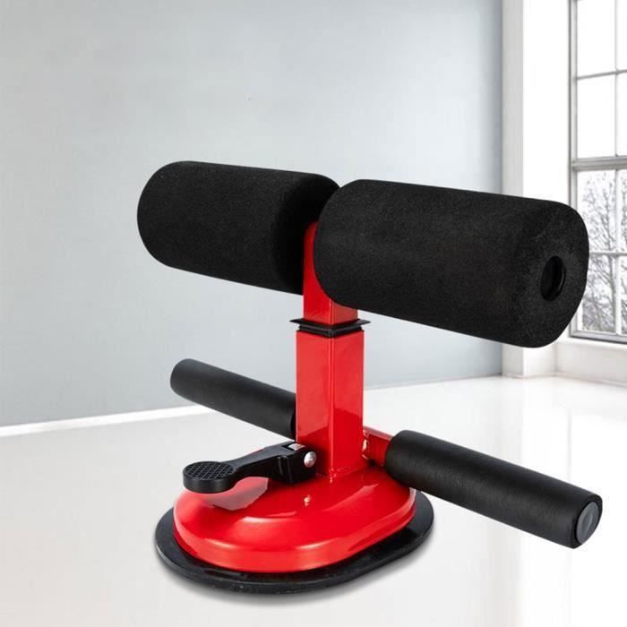 Barre D'abdominaux Auto-bloquante Avec Ventouses - Hauteur Réglable 17-20 Cm, Pour Sols Lisses