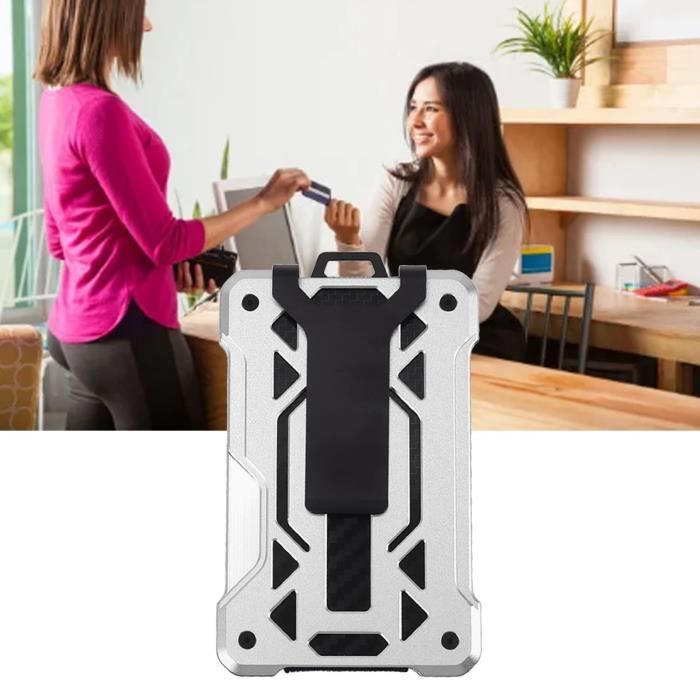 Portefeuille Aluminium Protection RFID Porte-Cartes Aluminium ÖGON