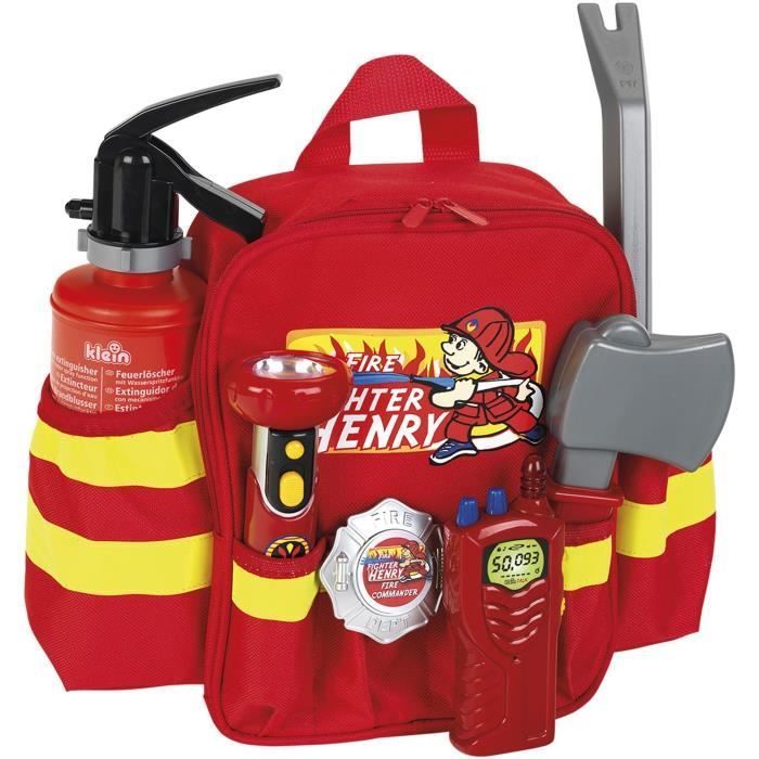 Klein Sac A Dos De Pompier Avec Accessoires Cdiscount Jeux Jouets