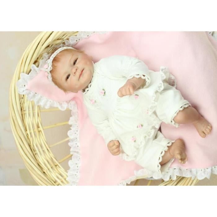 Nouveau 45 Cm Tres Beau Bebe Renaitre Poupee Jouet Le Meilleur Cadeau D Anniversaire Pour Petite Fille Haut De Gamme Brinquedos Si Cdiscount Jeux Jouets