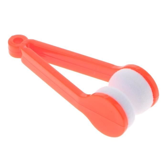 Nettoyant Pour Lunettes Avec Brosse Et Chiffon Microfibre - 1 Pièce, Multifonction, Neuf