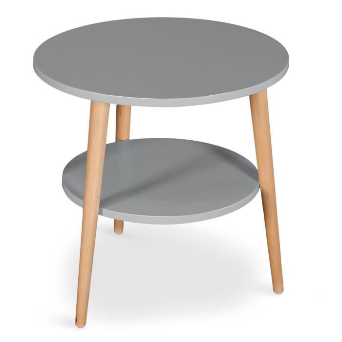 Table Basse D Appoint Scandinave Tiny Gris Achat Vente Table D