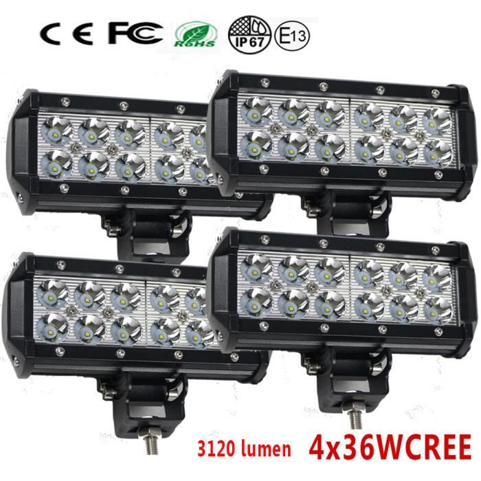 Phare Longue Portee Led 4x4 Achat Vente Pas Cher