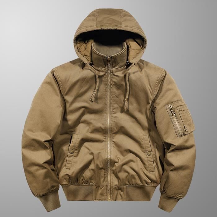 Manteau homme kaki shop