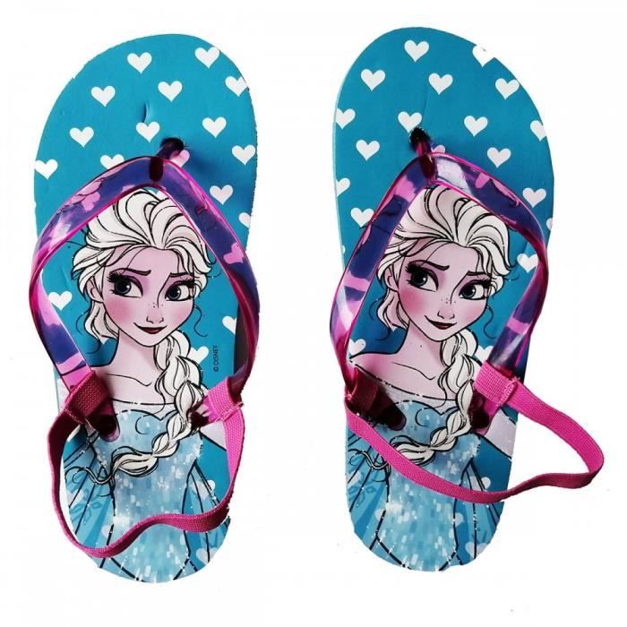 La Reine des Neiges Tongs Filles avec élastiques Rose La Reine des Neiges Tongs Filles avec élastiques Rose