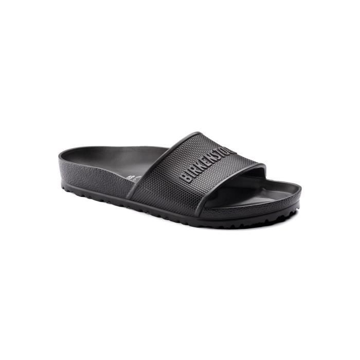 Mules Homme - BIRKENSTOCK Barbados Eva Noir - Synthétique - Motif hexagonal - Confortable