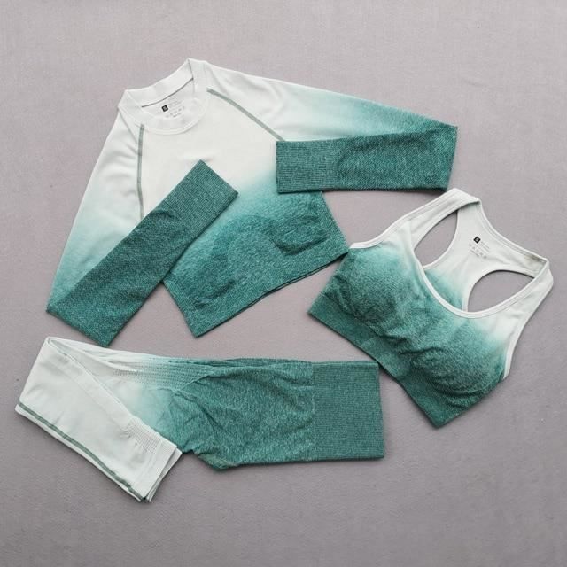 Ensemble 2 Pièces Pour Femmes, Survêtement, Fitness, Yoga, Sport