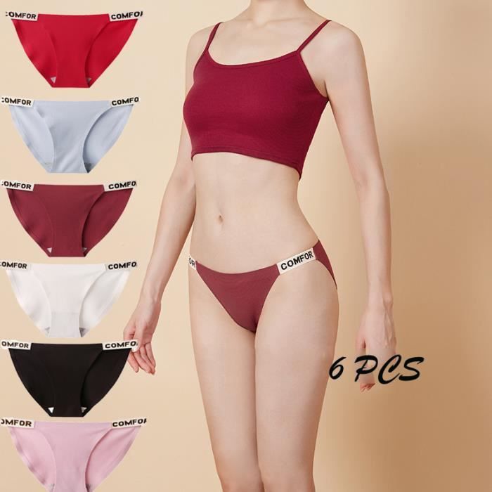 Slip femme coton sans couture hot sale
