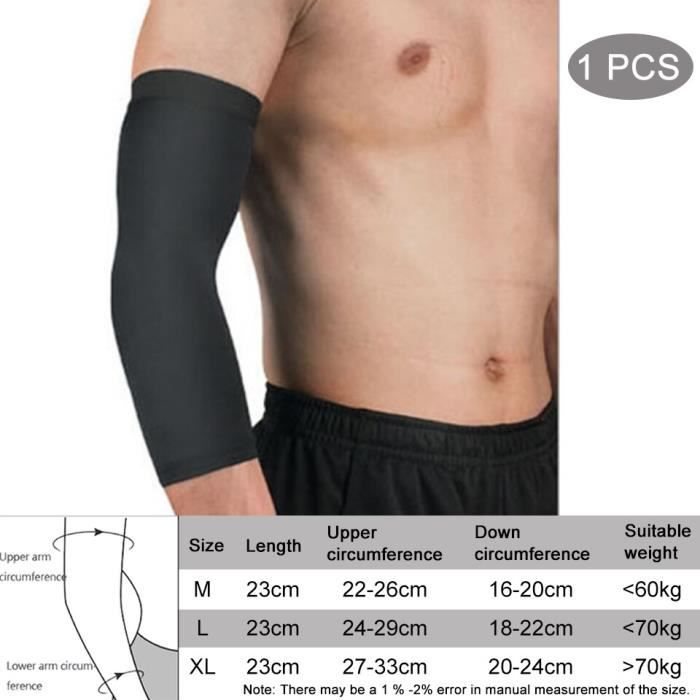 Manchons De Compression Bras UPF50 - Sport, Cyclisme, Protection UV - Lot Avec Serviette Visage