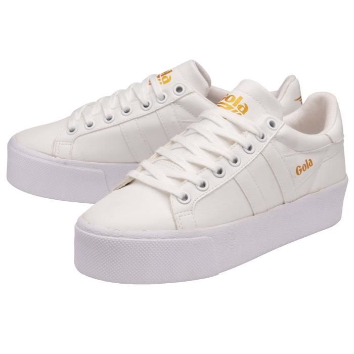 Gola Baskets femme Gola Orchid Platform - Blanc - Plateforme - Lacets - Synthétique