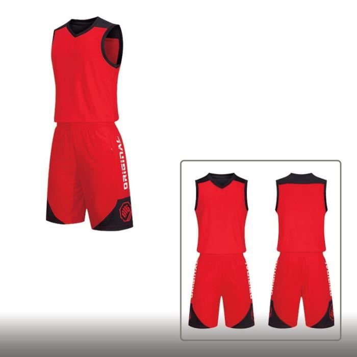 Ensemble Basket Enfant 2 Pièces - Maillot Et Short, Séchage Rapide, Pour Entraînement Et Sport Quotidien