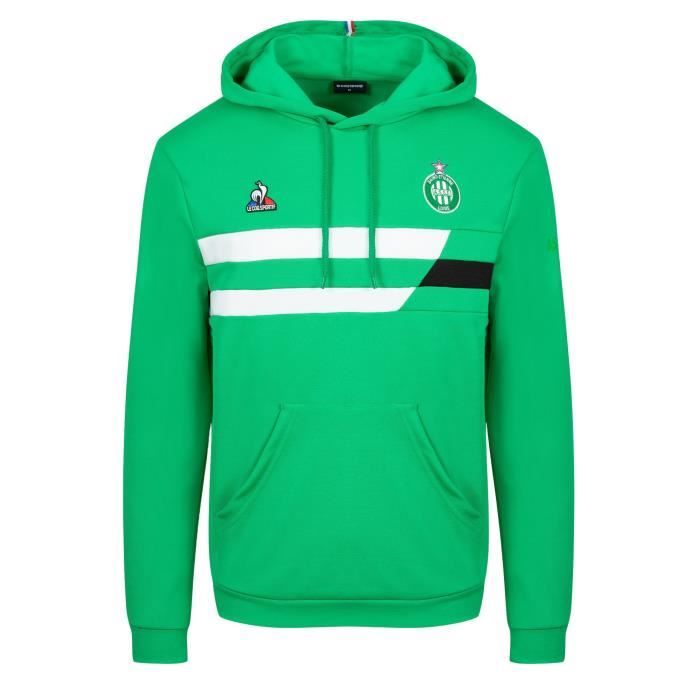 Sweat à Capuche Officiel AS Saint-Étienne ASSE – Vert – Collection 100% Authentique