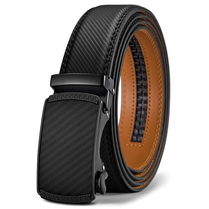 Ceinture Homme Ceinture Automatique en Cuir pour Hommes Largeur