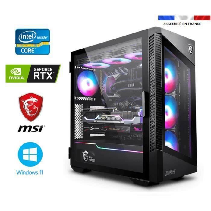 PC Gamer Intel I7-14700KF – RTX 4070 12GO SUPER MSI GAMING X SLIM – 32GO RAM – SSD 1To + SSD 2To – MSI VELOX 100R – Windows 11